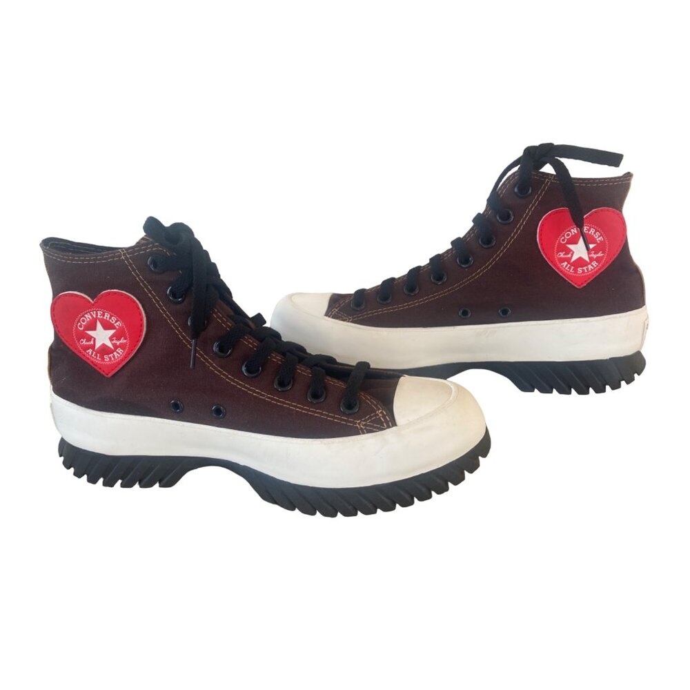 Converse Chuck Taylor Lugged 2.0 Sneaker Platform Brown Canvas 8 Men/Women 10 - Picture 14 of 14